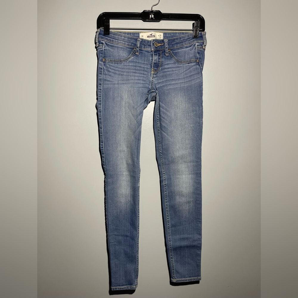 Hollister Light Blue Skinny Jeans for Women